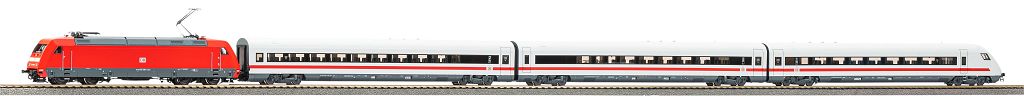 PIKO 58153 - Train set/Sound Metropolitan BR 101 + 2 passenger cars. + tax calculation DB AG VI