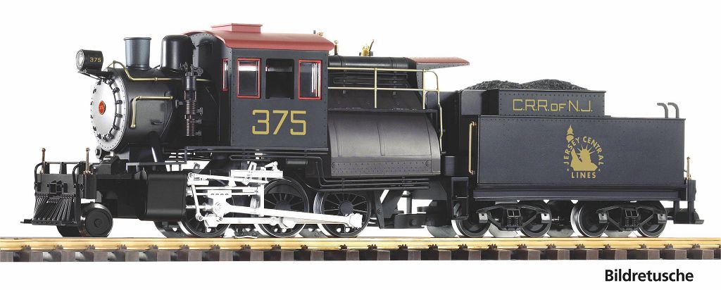 PIKO 38280 - G-US steam locomotive with tender "Camelback" CNJ R/C, including PIKO sound decoder
