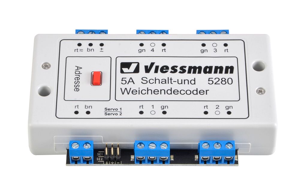 Viessmann 5280 - Multiprotocol switching and turnout decoder