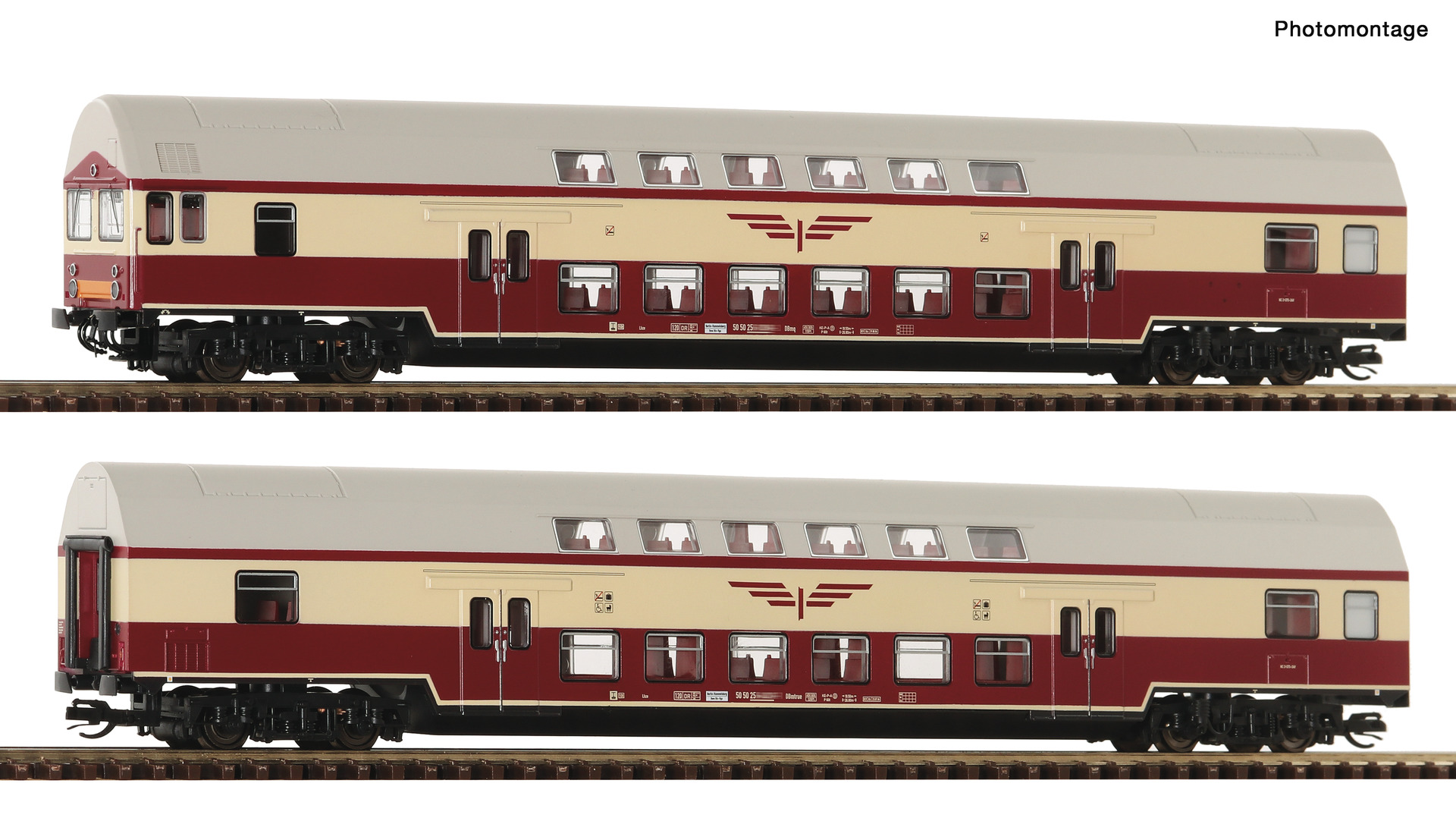 Roco 6280045 - 2 pcs. Set 1 double-decker car "Sputnik"