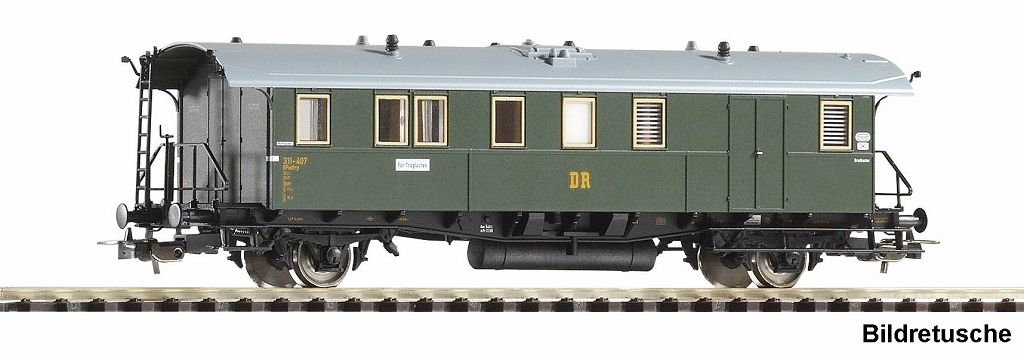 PIKO 53138 - Postal freight wagon, 2nd class, DR III