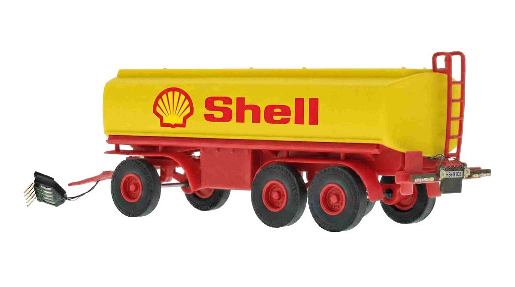 Viessmann 8231 - H0 3-axle Shell tank trailer, functional model