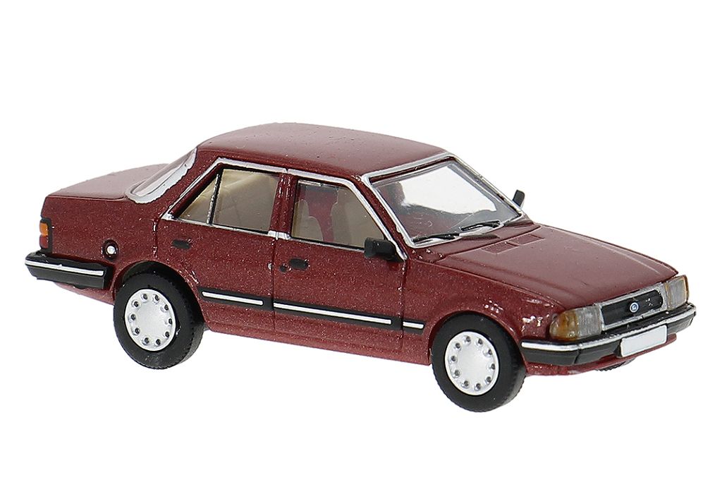 Brekina PCX870726 - PCX87, Ford Orion MK I, dark red, 1984, 1:87