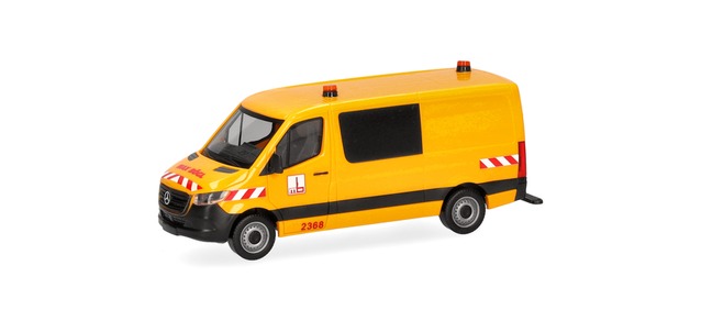 Herpa 098663 - Mercedes-Benz Sprinter 18 semi-bus flat roof "Max Bögl"