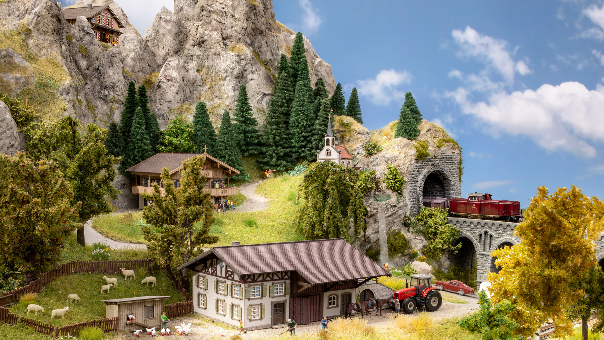 NOCH 53700 - Easy-Track track construction kit "Mittelberg"