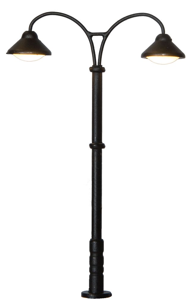 Viessmann 6909 - TT Baden-Baden platform light, double, 2 warm white LEDs