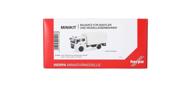 Herpa 014168 - MiniKit MAN TGM MzKW, white (1 piece)