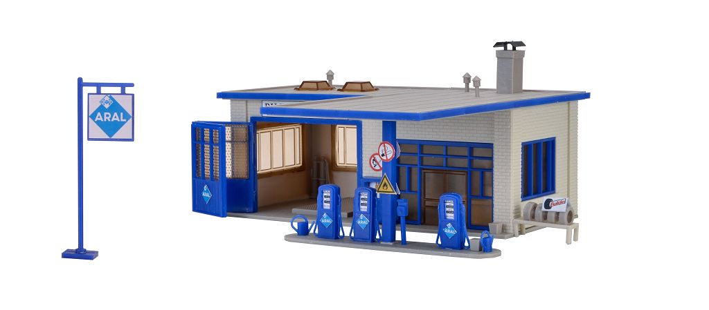 Vollmer 45156 - H0 ARAL petrol station