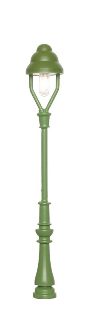 Viessmann 6011 - H0 Standard Gas Lantern Green, LED Warm White