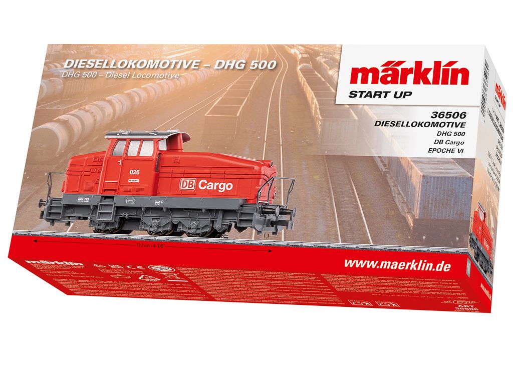 Märklin 036506 - Märklin Start up - Diesel locomotive DHG 500 DB Cargo, Ep. VI