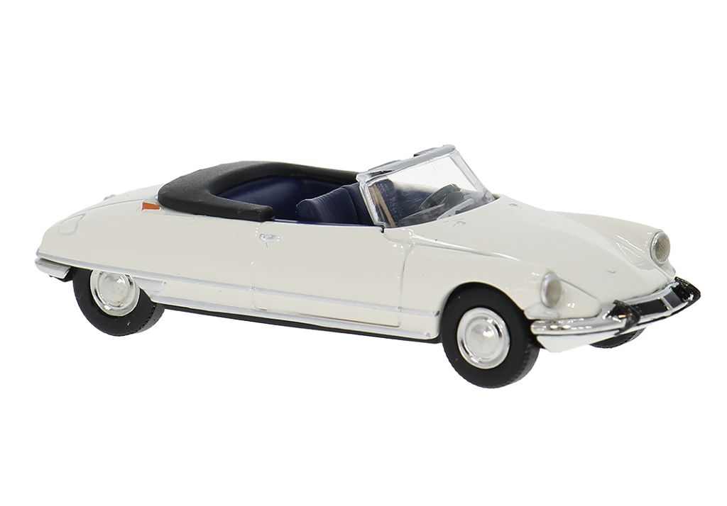 BREKINA BRE14233 - Citroen DS 19 Cabriolet, white, 1963, 1:87
