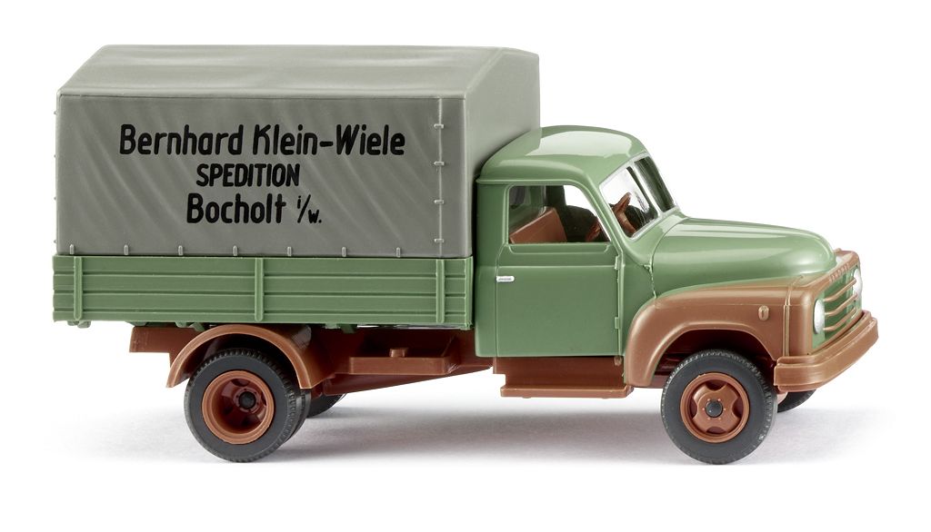 WIKING 034506 - Flatbed truck (Hanomag L 28) "Spedition Klein-Wiele"