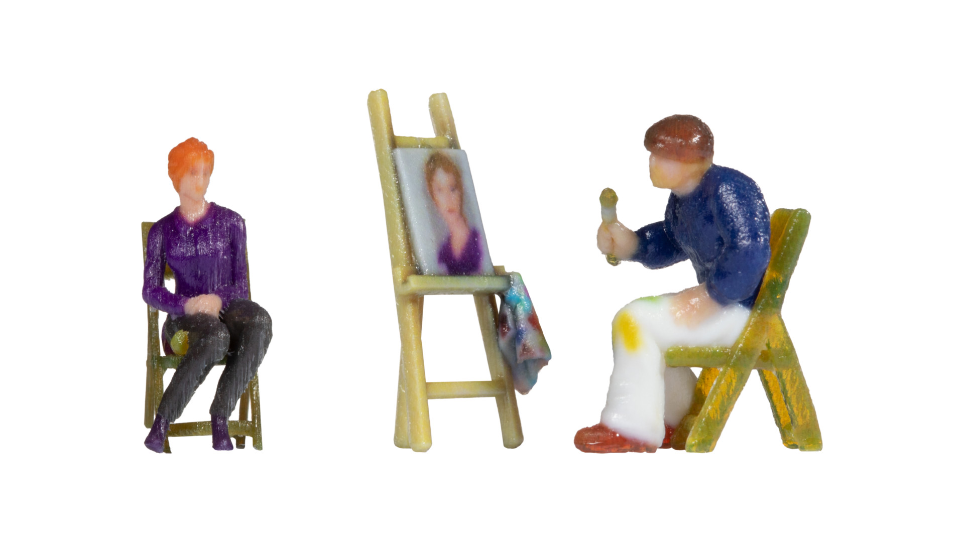 NOCH 10415 - Painter with model and easel