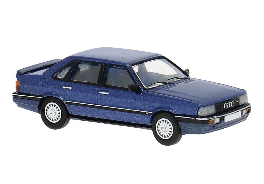 Brekina PCX870715 - PCX87, Audi 90, dark blue, 1984, 1:87