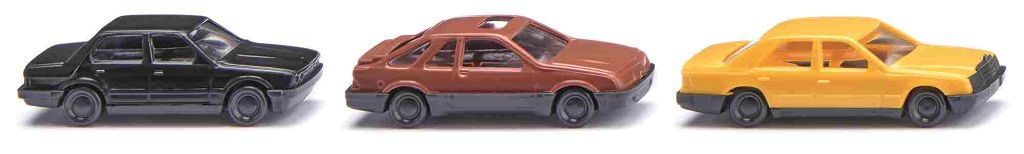 WIKING 091104 - Three classic passenger cars