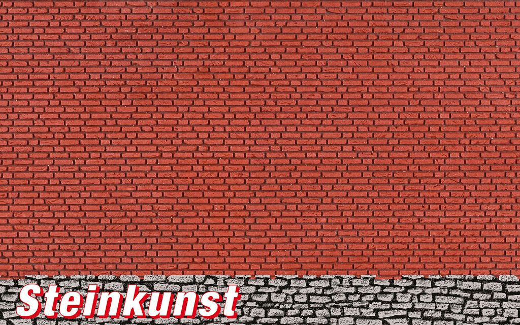 Vollmer 48823 - G Brick wall panel made of stone art, aged, L 54.5 x W 34 cm