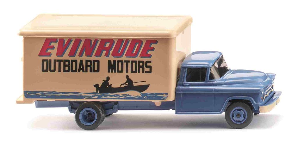 WIKING 044402 - Box truck (Chevrolet) "Evinrude"