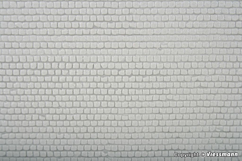 Kibri 34124 - H0 cobblestone slab, approx. 20 x 12 cm