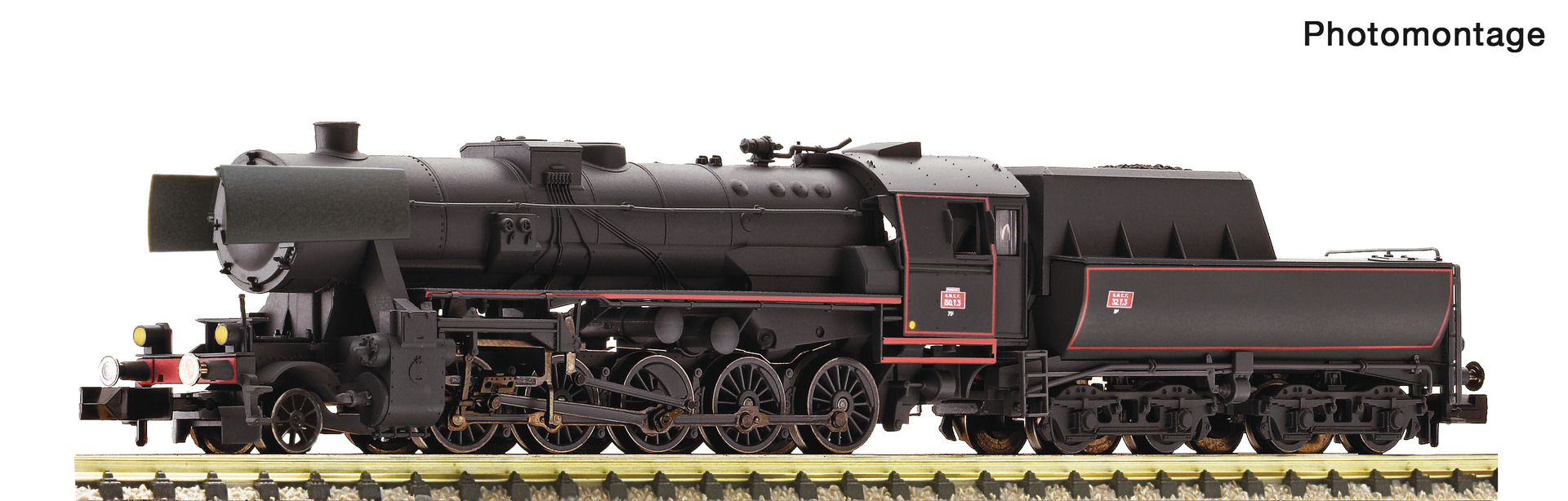 Fleischmann 7170037 - Steam locomotive 150Y SNCF DC-Snd.