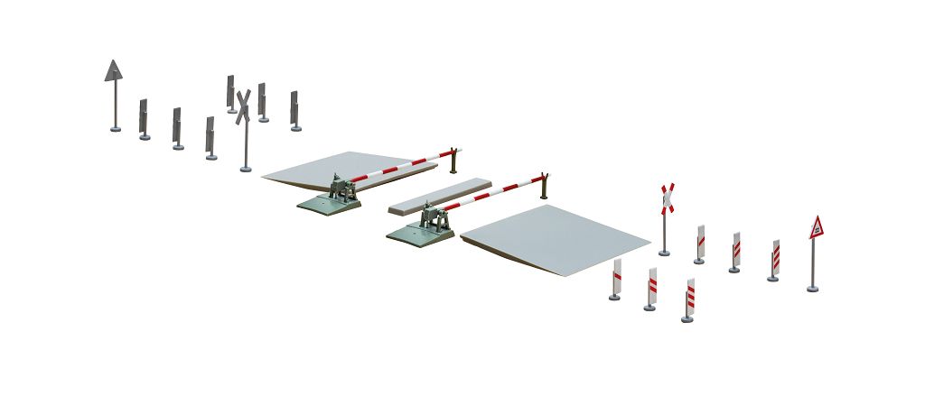 Viessmann 5900 - N level crossing barrier, fully automatic