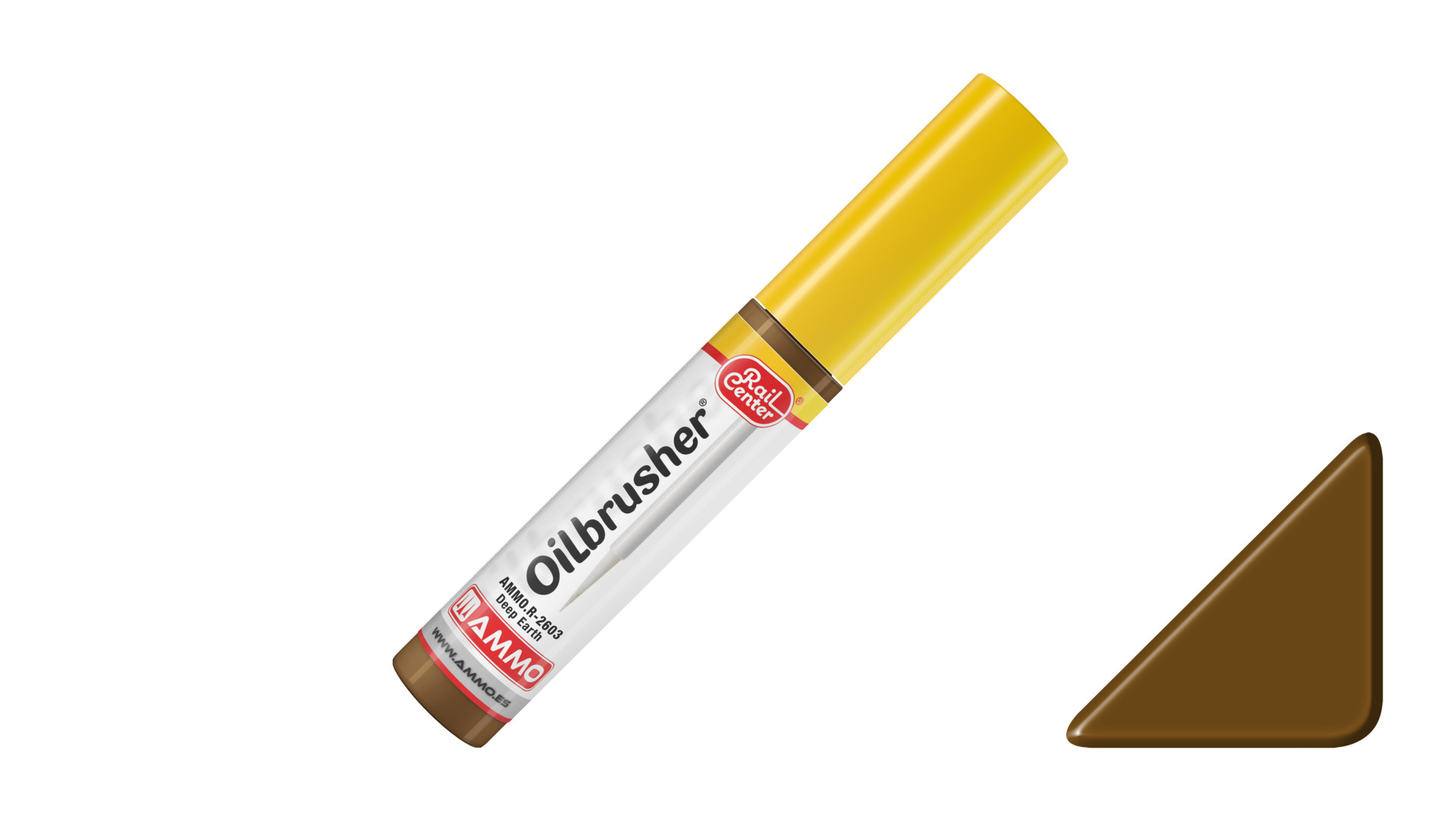 AMMO AMMO.R-2603 - Dark Earth, Oil Brush