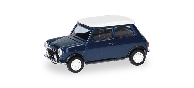 Herpa 431149-002 - Mini Cooper right-hand drive, Thai Blue