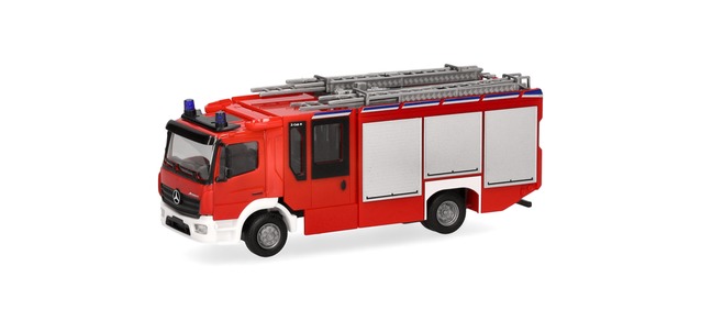 Herpa 098632 - Mercedes-Benz Atego 13 Z-Cab "Fire Department"
