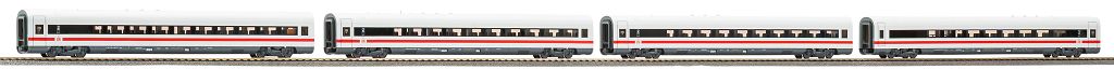 PIKO 28351 - 4 pcs. Passenger car set Metropolitan DB AG VI