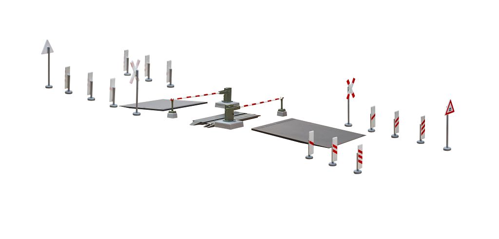 Viessmann 5108 - H0 level crossing barrier EBÜT 80, fully automatic