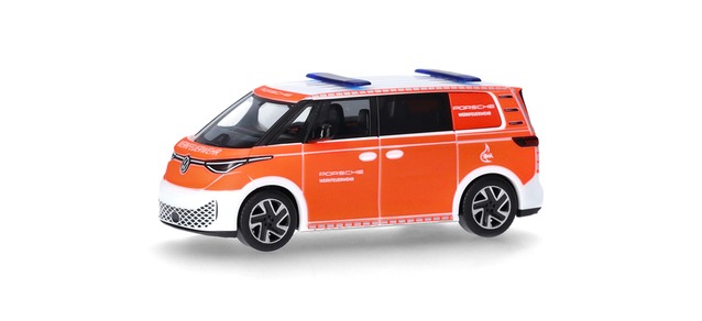 Herpa 098342 - VW ID. Buzz "Porsche Factory Fire Department"