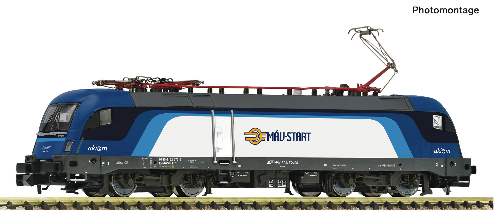 Fleischmann 7560084 - Electric locomotive BR 182 MAV DC