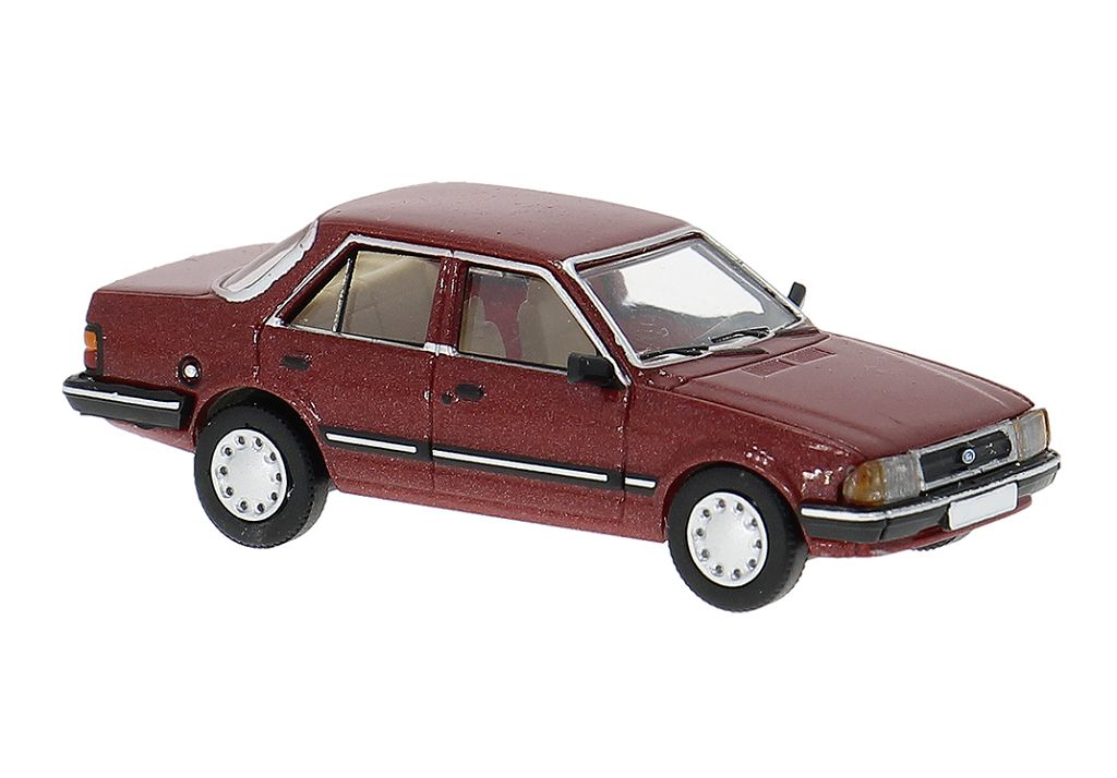 Brekina PCX870726 - PCX87, Ford Orion MK I, dark red, 1984, 1:87