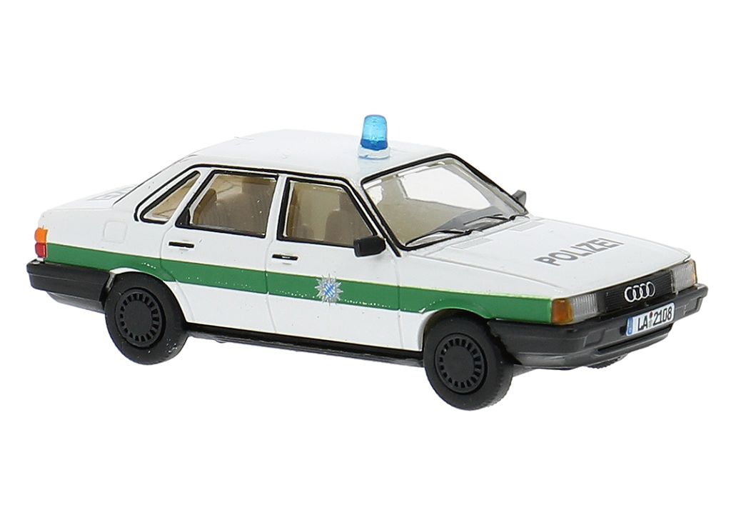 Brekina PCX870713 - PCX87, Audi 80 B2 (Typ 85), 1984, Police, 1:87