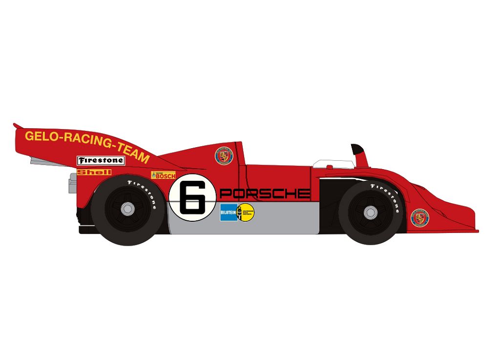 BREKINA BRE16032 - Porsche 917/10, 1972, Gelo Team, #6, 1:87