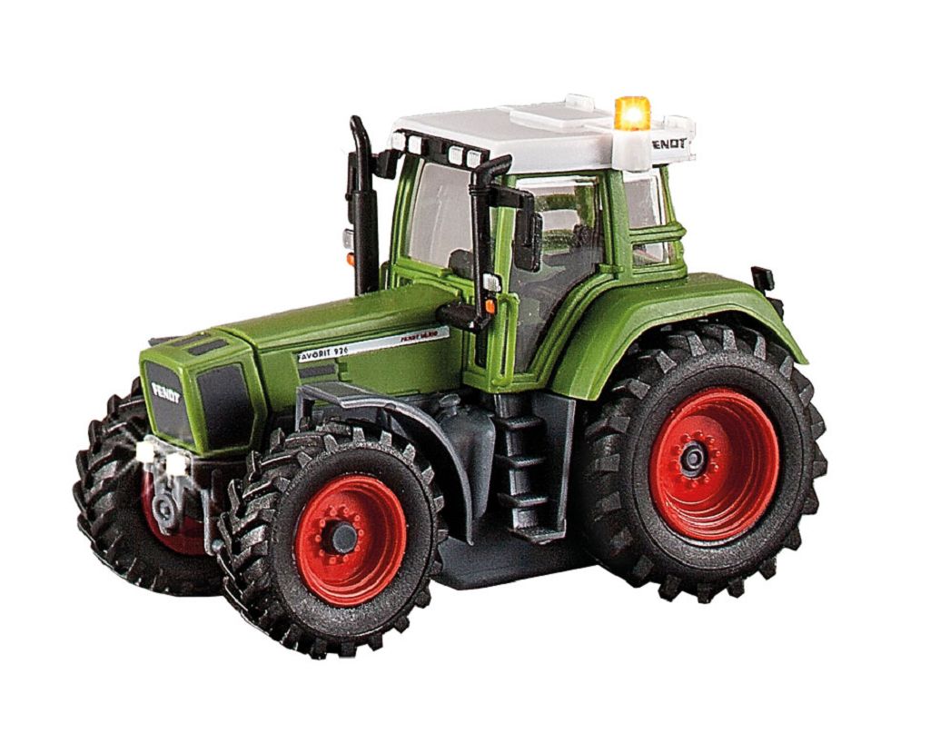 Viessmann 1166 - H0 FENDT tractor with lights and yellow flashing light