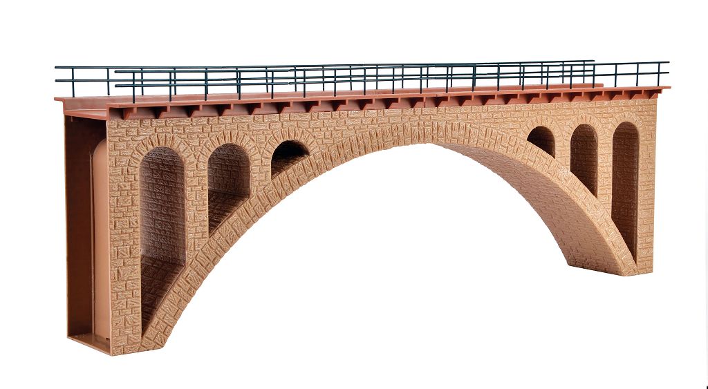 Vollmer 42549 - H0 brick bridge, straight