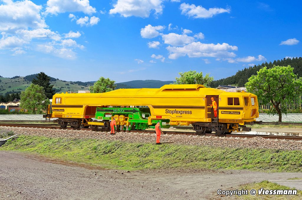 Kibri 16050 - H0 Rail Tamping Express 09-3X PLASSER & THEURER