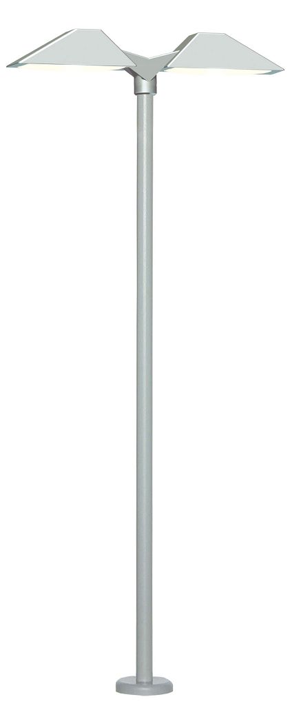 Viessmann 6484 - N Modern double platform light, 2 white LEDs