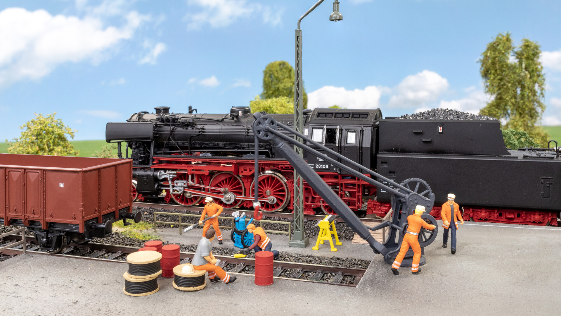 NOCH 16270 - Figures Theme World “Railway Depot”