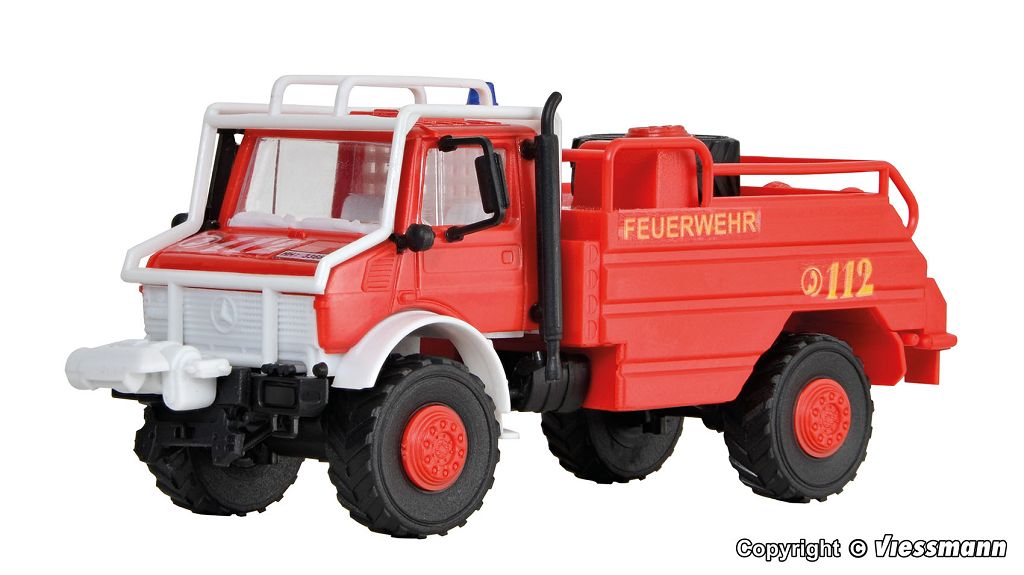 Kibri 18270 - H0 Fire Brigade UNIMOG Forest Firefighting Vehicle