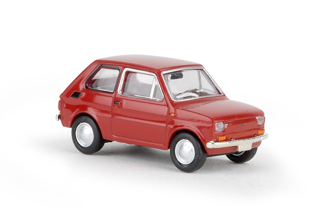 Brekina Drummer BRE22351 - Fiat 126, red, 1:87