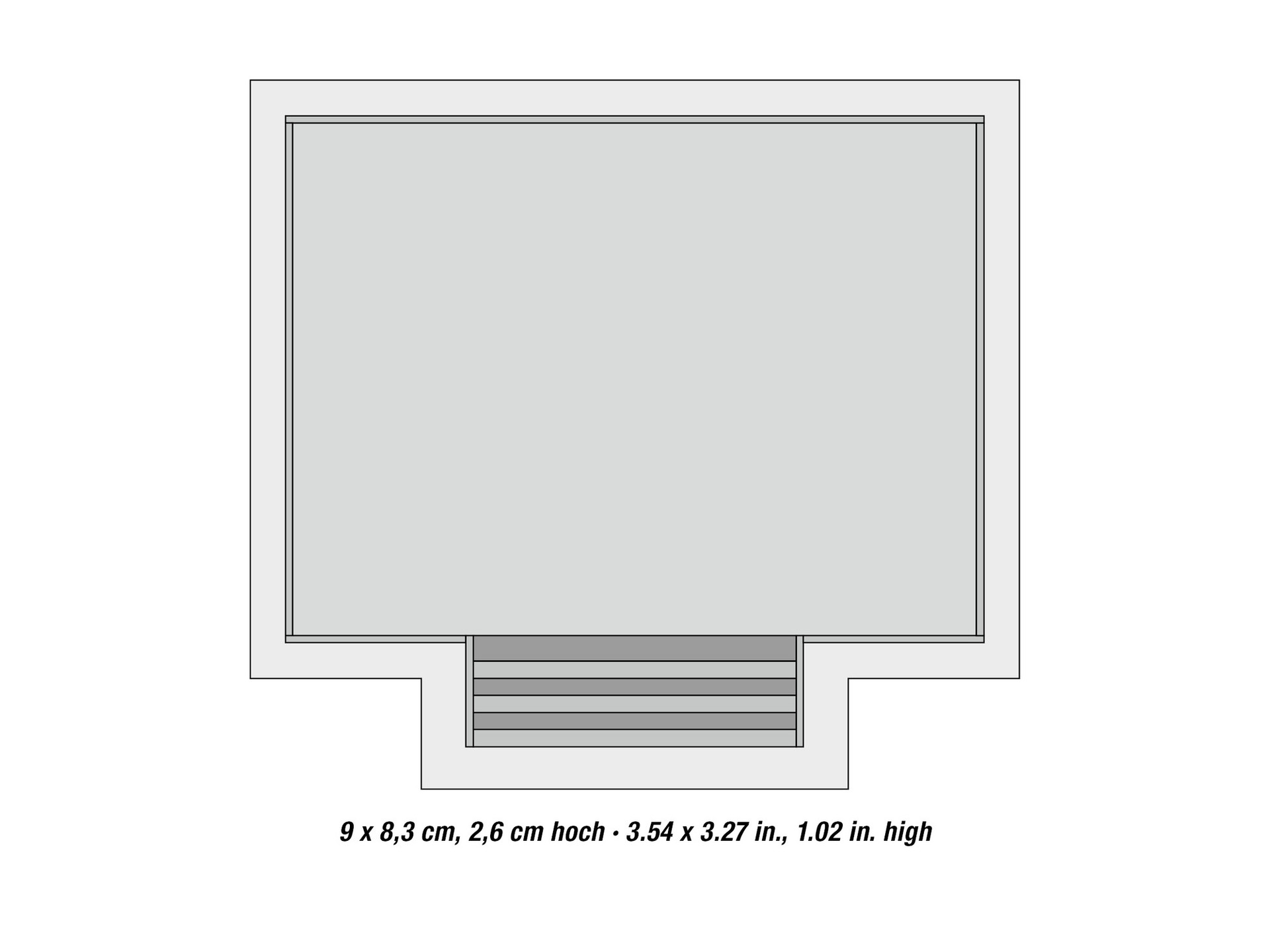 NOCH 66826 - Festival stage with micro-sound brass band