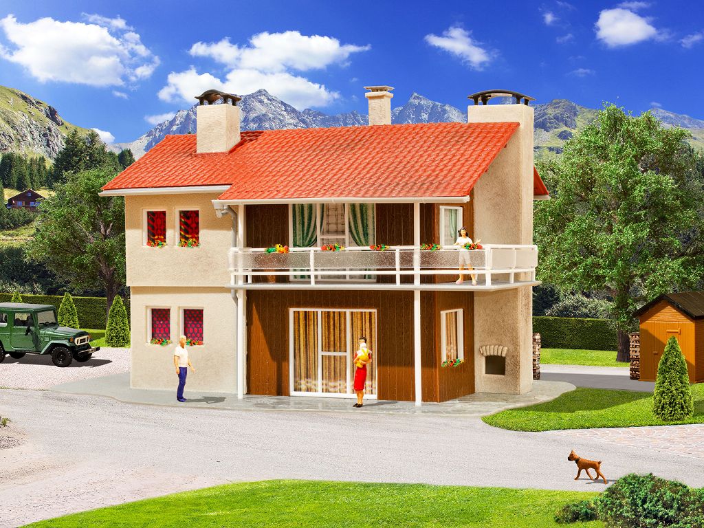 Vollmer 49360 - TT Two-family house