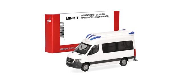 Herpa 014274 - MiniKit Mercedes-Benz Sprinter 18 RTW Delfis, white (1 piece)