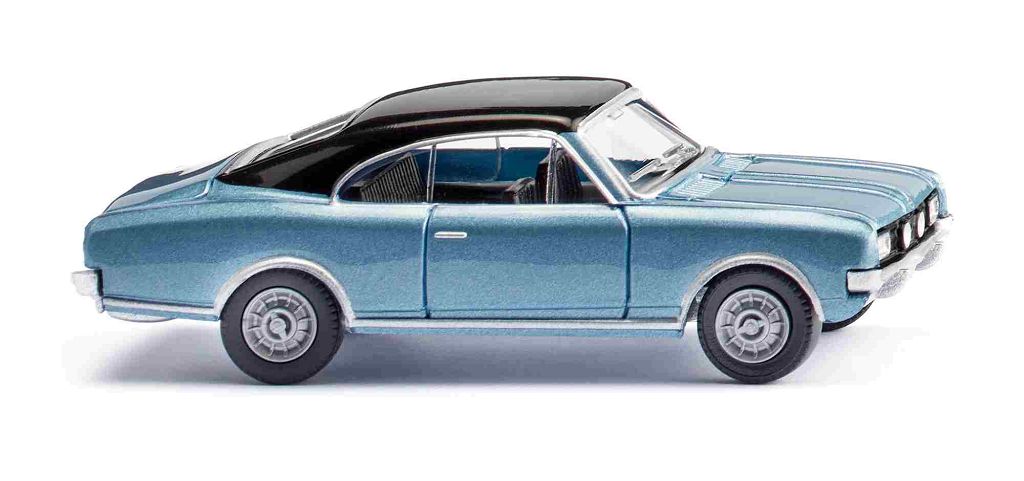 WIKING 008402 - Opel Commodore A Coupé - polar blue metallic