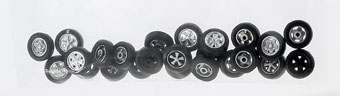 Brekina BRE10071 - Accessory 24 wheels for Porsche 911, 1:87