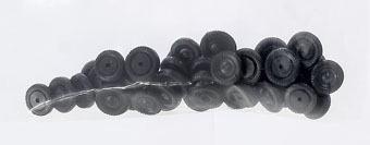 Brekina BRE10072 - Accessories 40 wheels for vintage cars, 1:87