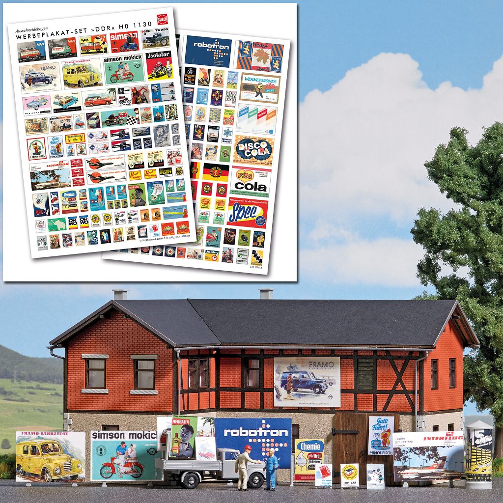 BUSCH 1130 - Advertising posters GDR