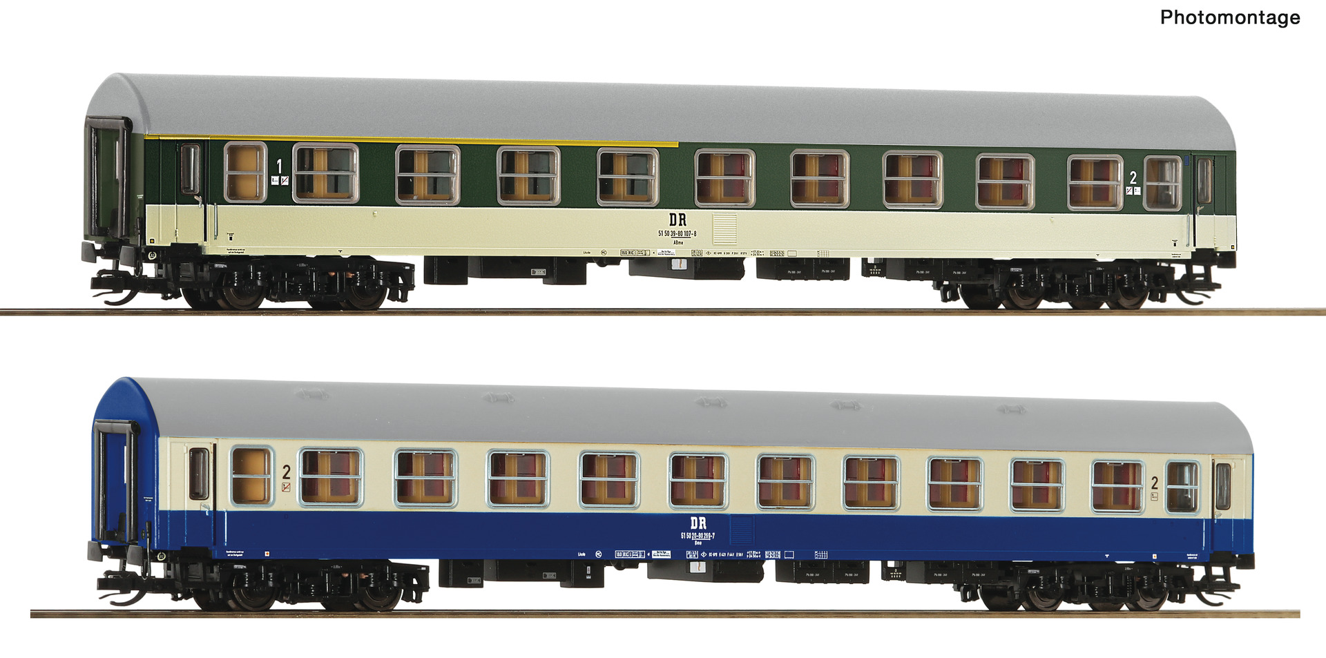 Roco 6280029 - 2-piece set: Passenger car