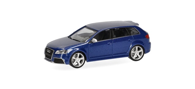 Herpa 034876-003 - Audi RS3 Sportback, Sepang Blue Pearl Effect